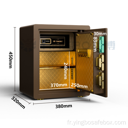 empreintes digitales Coffre de cash Box de l'hôtel Hôtel Hôtel Hidden Safes